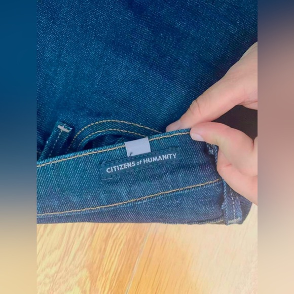 Citizens Of Humanity LA ‘Ava’ Low Rise Straight‎ Leg Sz 32 Dark Wash - Picture 6 of 15